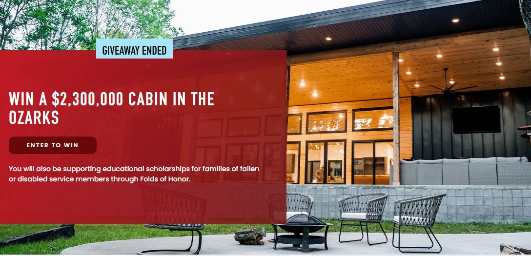 One-Country-Cabin-Giveaway-WIN-A-2300000-CABIN-IN-THE-OZARKS