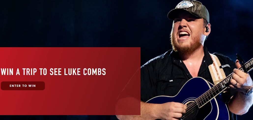 One Country Sweepstakes - WIN A TRIP TO SEE LUKE COMBS