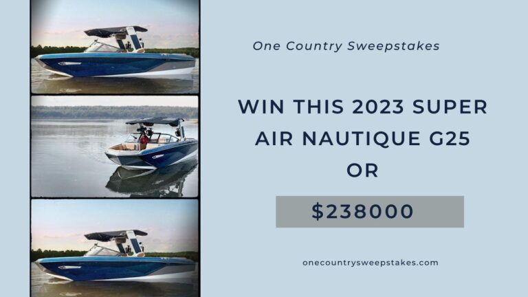 WIN THIS 2023 SUPER AIR NAUTIQUE G25 OR $238,000