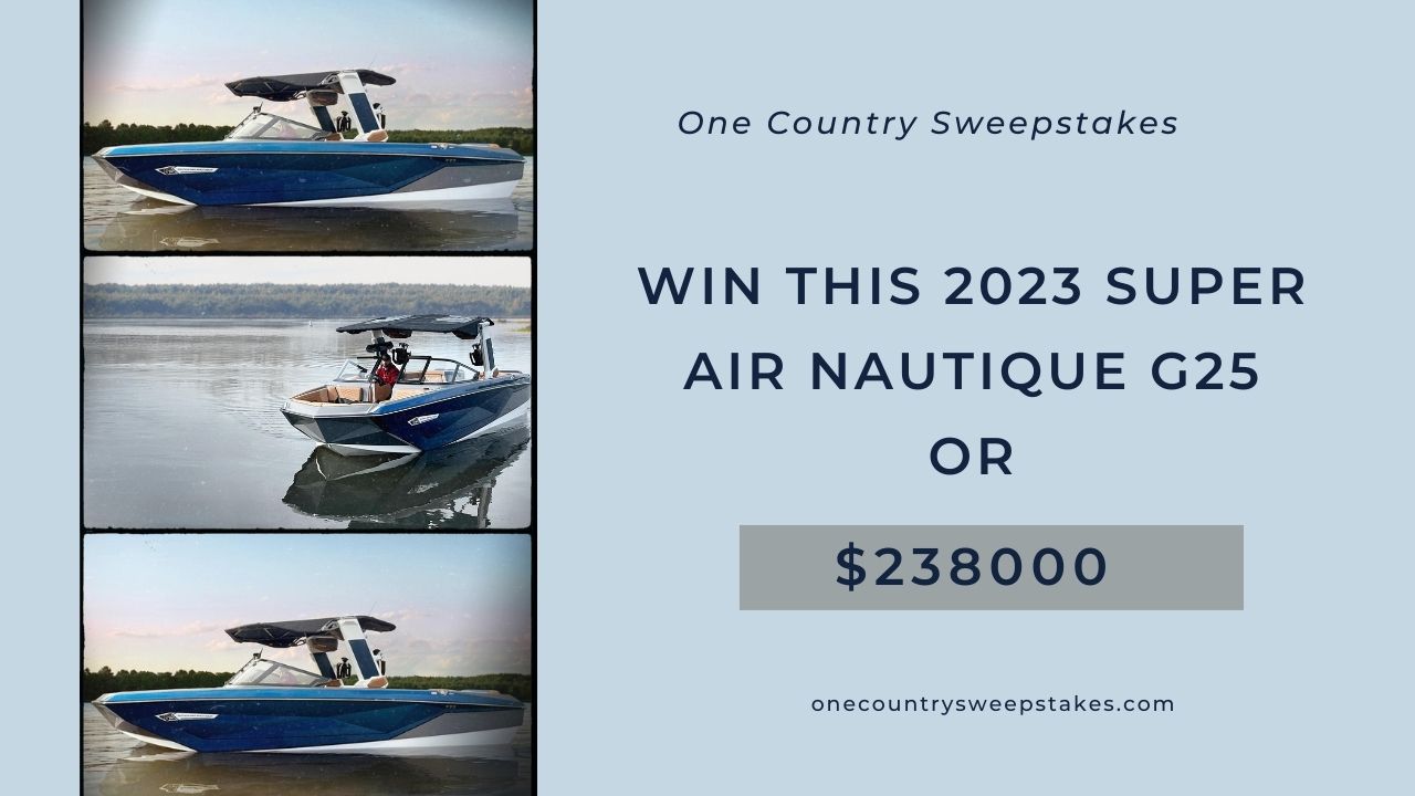 WIN THIS 2023 SUPER AIR NAUTIQUE G25 OR $238,000